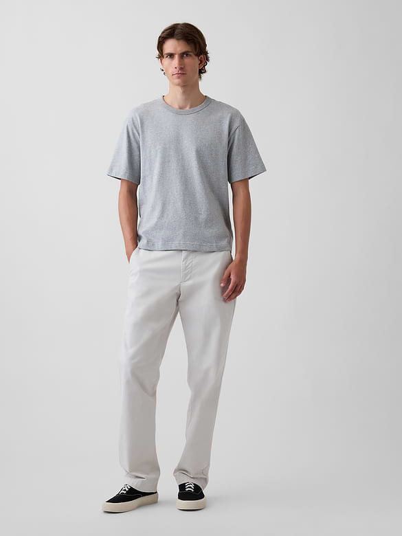Modern Straight Khakis