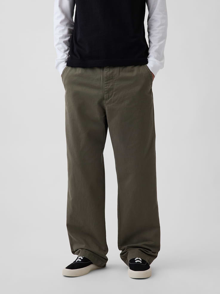 Image number 2 showing, Heavyweight Twill '90s Loose Khakis
