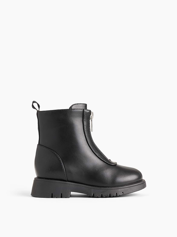 Toddler Zip-Front Boots