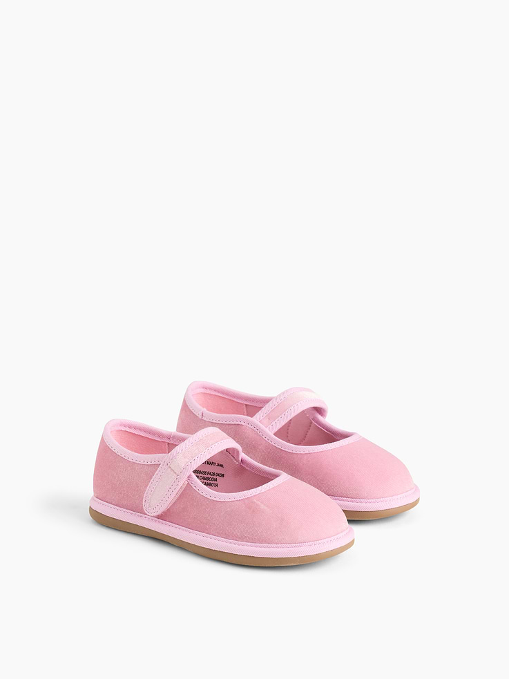 Image number 2 showing, Toddler Velvet Mary Jane Flats