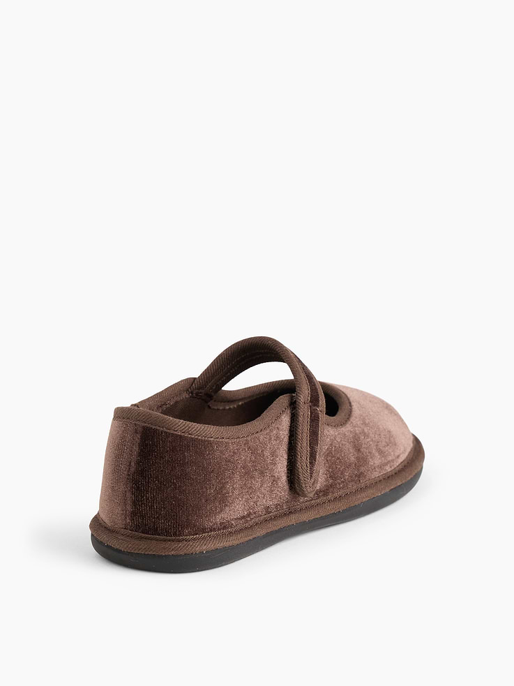 Image number 3 showing, Toddler Velvet Mary Jane Flats