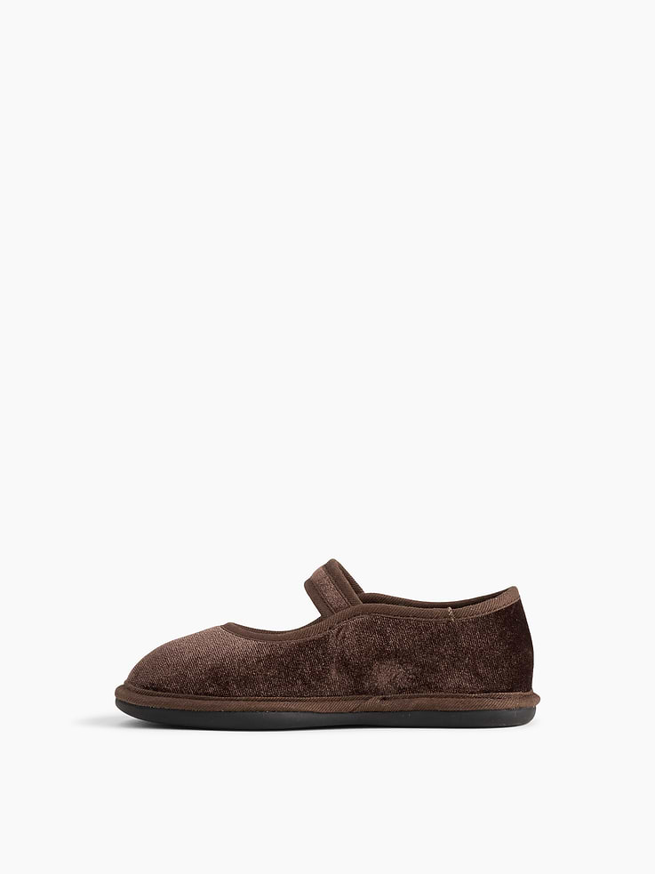 Image number 4 showing, Toddler Velvet Mary Jane Flats
