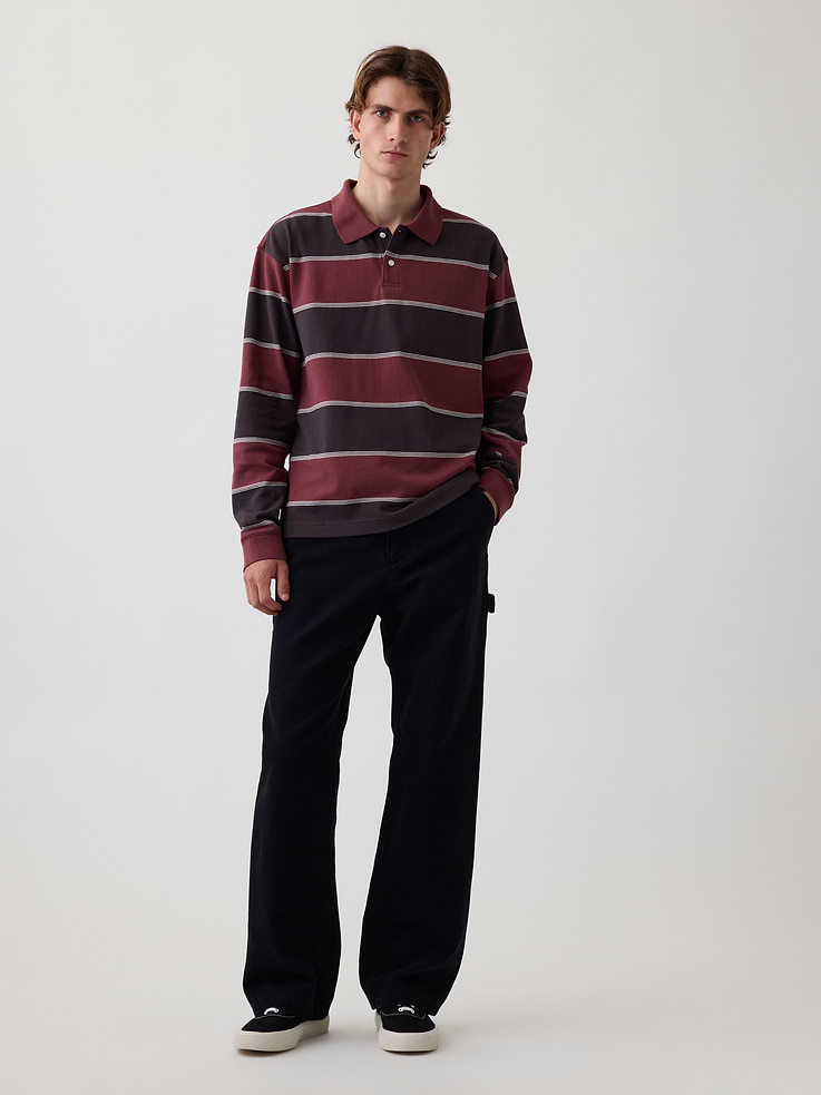 Image number 2 showing, Oversized Pique Polo Shirt