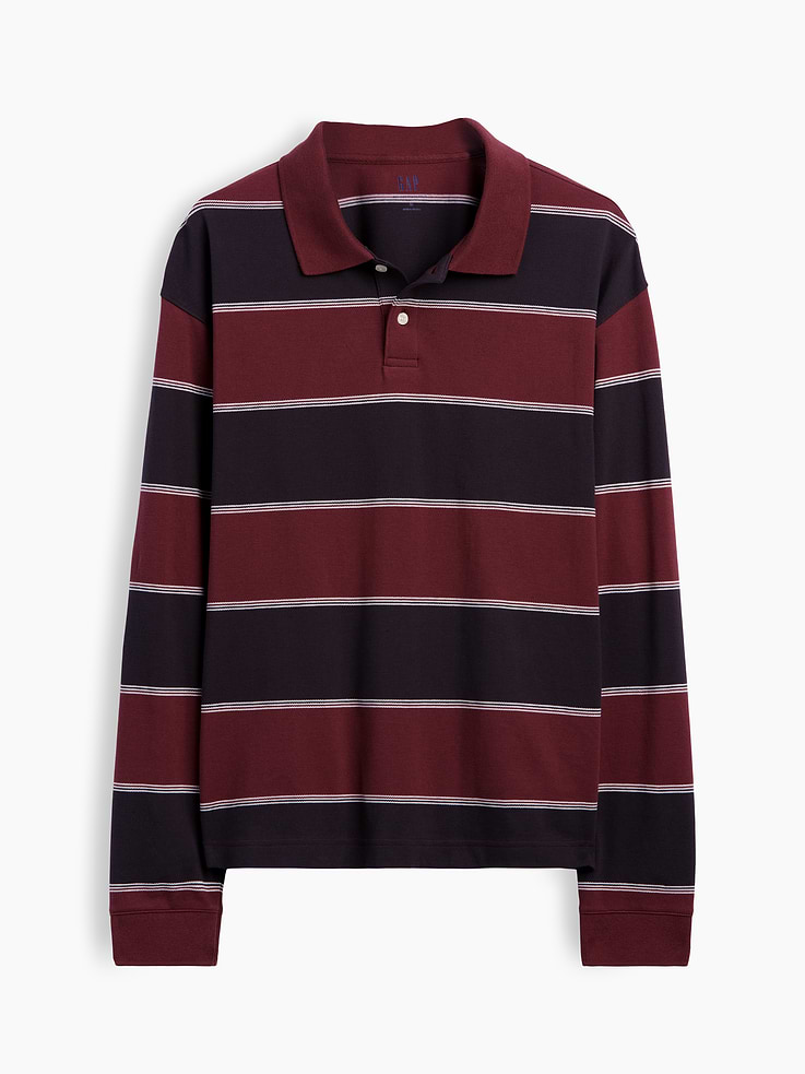 Image number 5 showing, Oversized Pique Polo Shirt
