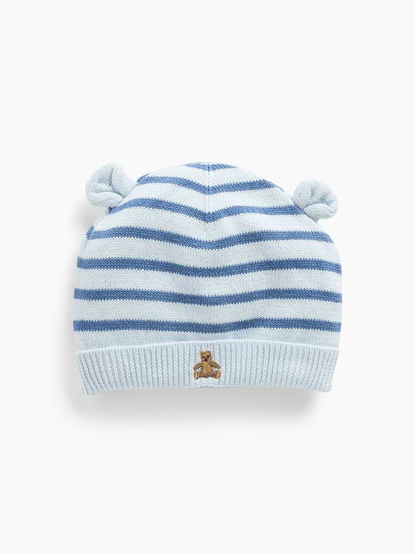 Baby Stripe Bear Hat
