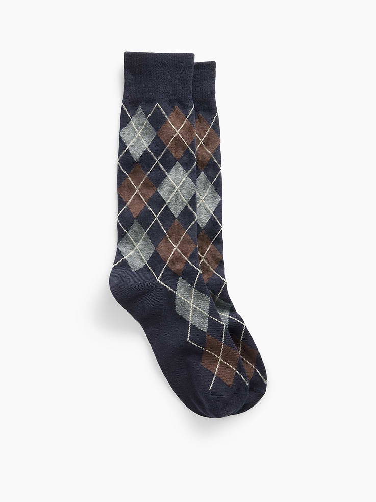 Image number 1 showing, Argyle Dress Socks