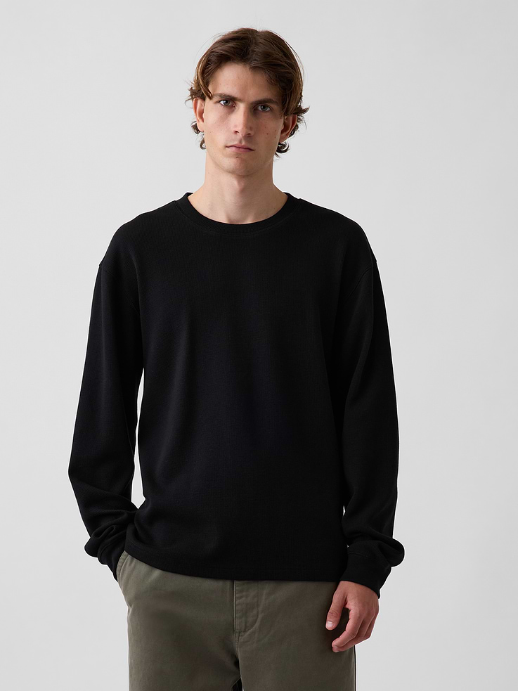 Image number 1 showing, Relaxed Waffle T-Shirt