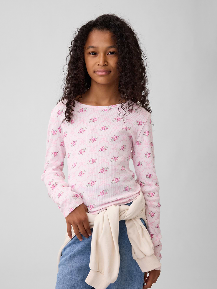 Image number 1 showing, Kids Ribbed T-Shirt