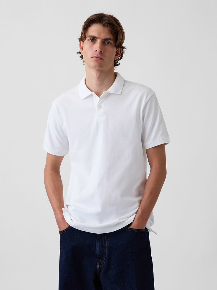 Image number 1 showing, Pique Polo Shirt