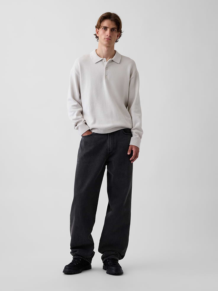 Image number 2 showing, Relaxed Polo Sweater