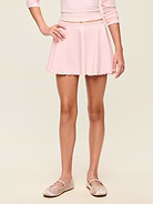 Image number 1 showing, High-Waisted StudioSmooth Ruffled Skort for Girls