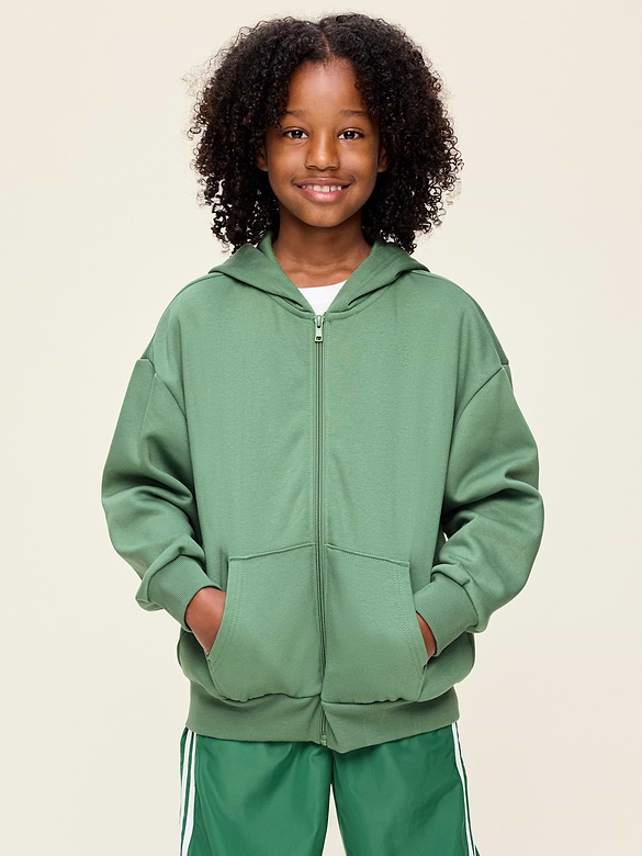 Oversized Zip Hoodie for Boys
