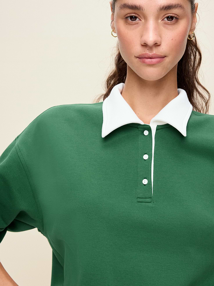 Image number 4 showing, Dynamic Fleece Pique Polo
