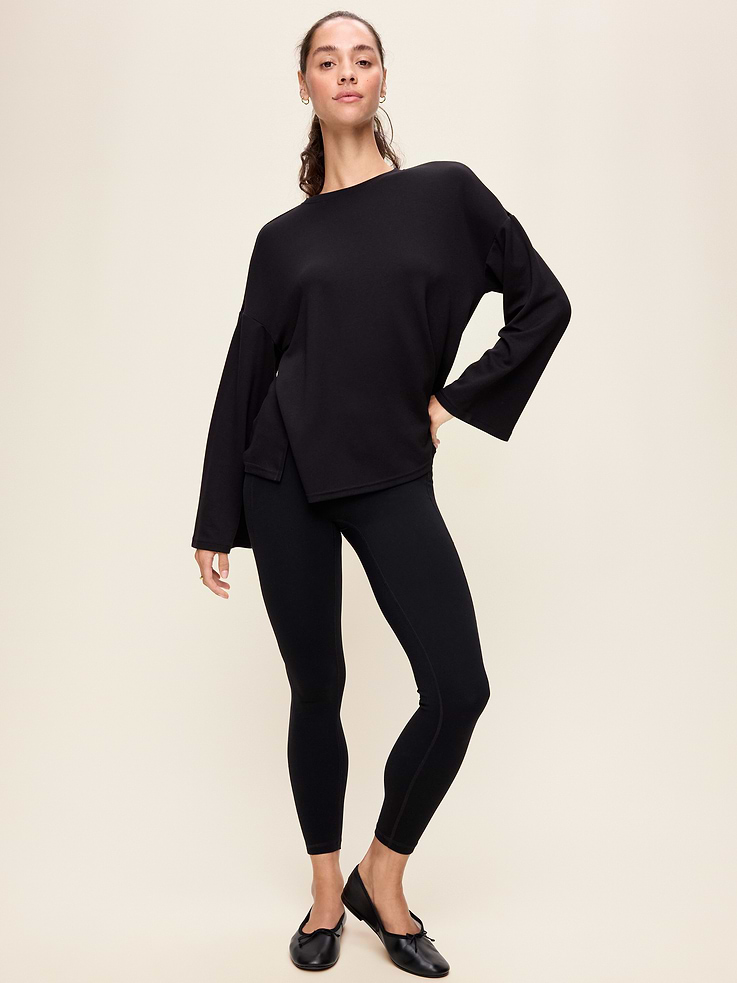 Image 3 of 9, Bounce Lite Oversized Bell-Sleeve Tunic