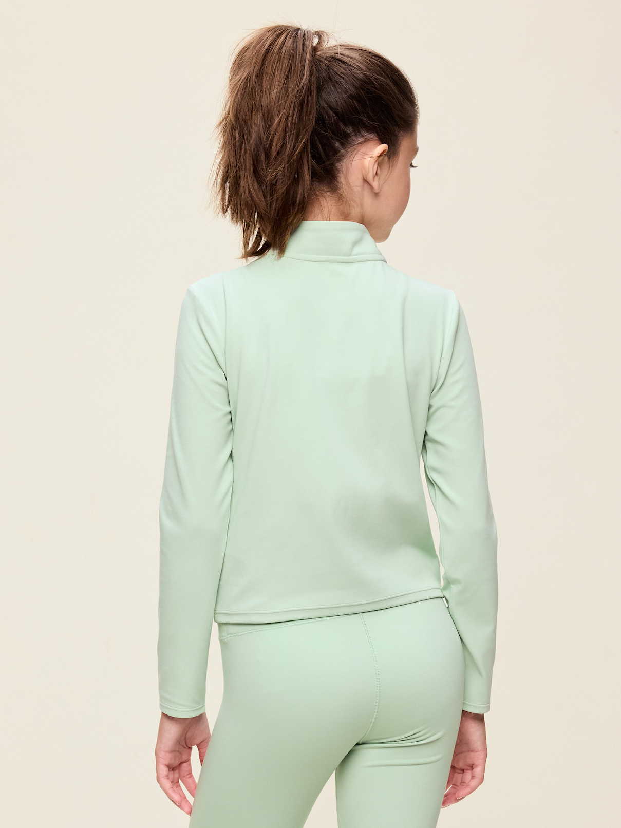 Image number 2 showing, StudioSmooth Half-Zip Performance Top for Girls