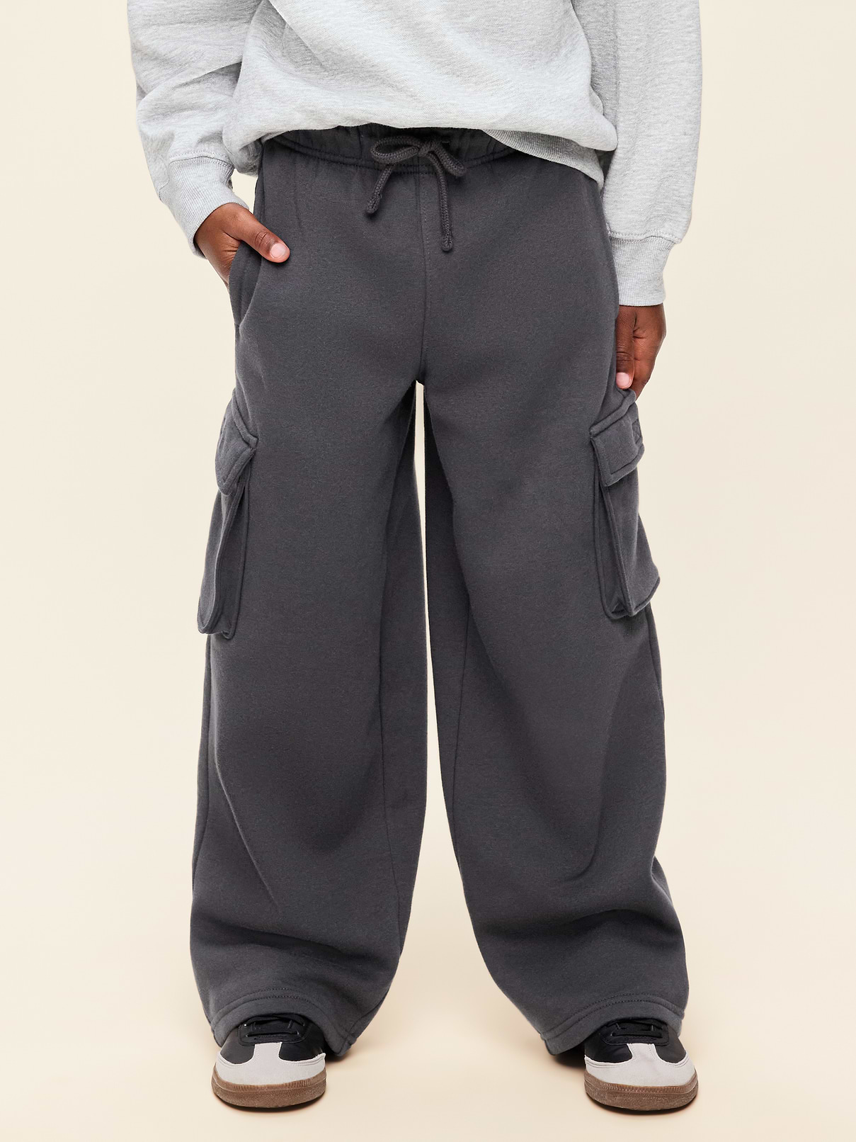 Image number 1 showing, Baggy Cargo Sweatpants for Boys