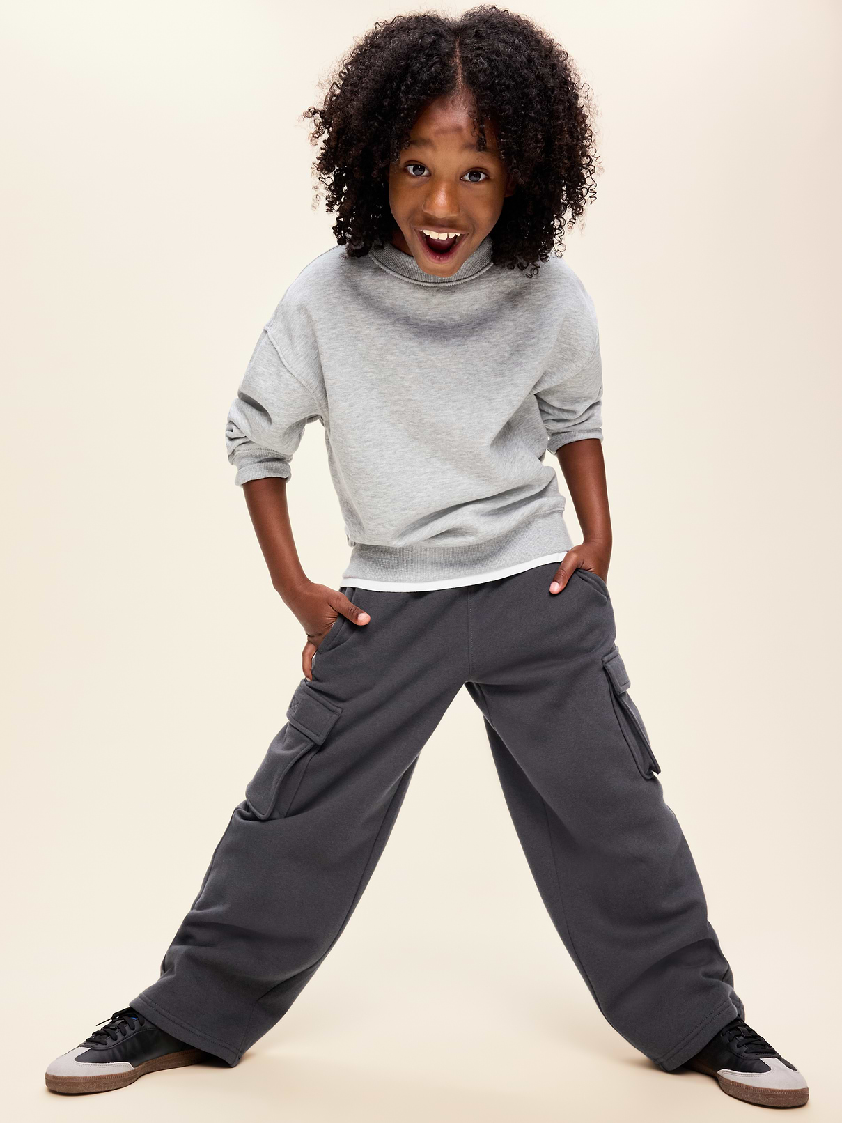 Image number 3 showing, Baggy Cargo Sweatpants for Boys
