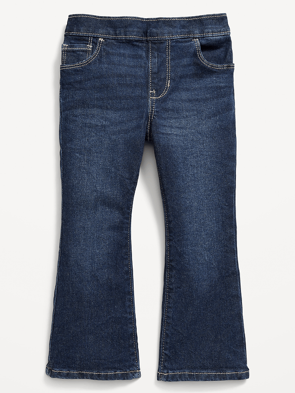 Wow High-Waisted Flare-Leg Pull-On Jeans for Toddler Girls