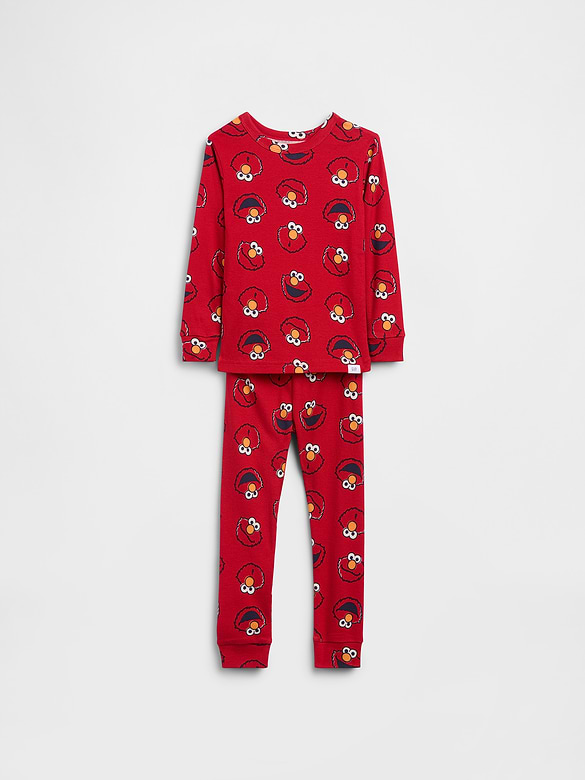 Baby & Toddler Sesame Street Organic Brushed Cotton Elmo PJ Set