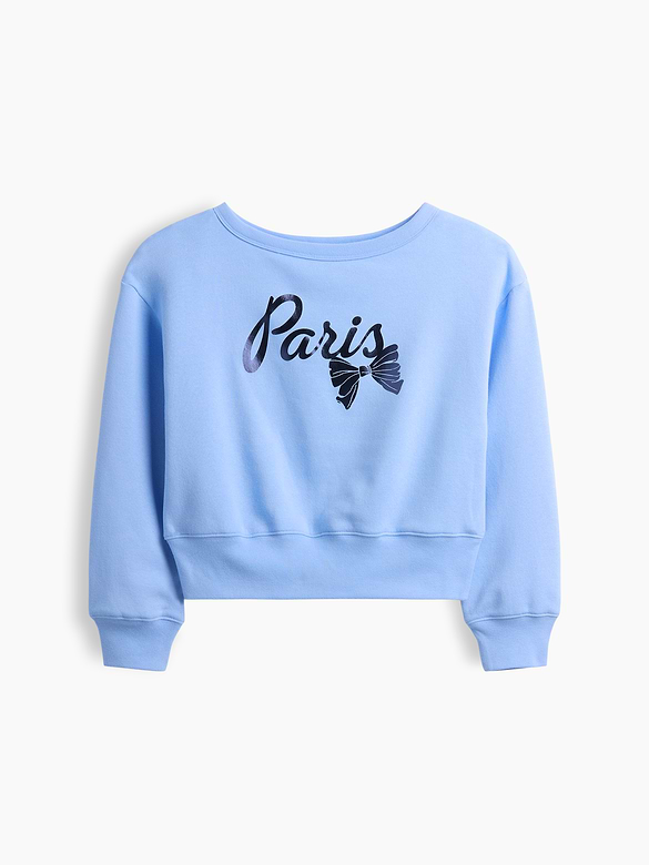 Kids Relaxed Crewneck Graphic Sweatshirt
