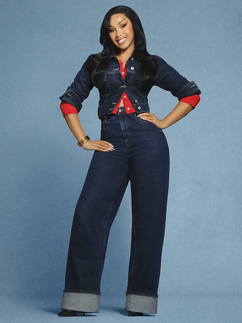 Curvy Curvy Extra High-Waisted Cuffed Wide-Leg Jeans on clearance at Old Navy — 50% off