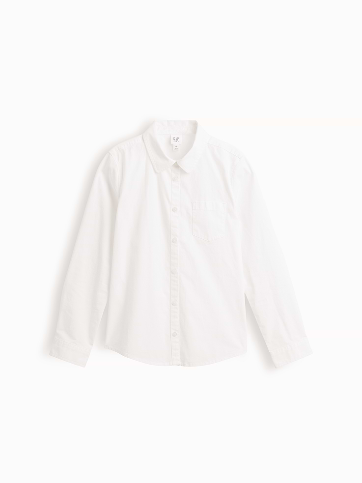 Image number 2 showing, Kids Uniform Poplin Shirt