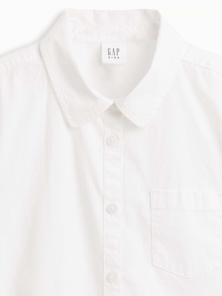 Image number 5 showing, Kids Uniform Poplin Shirt