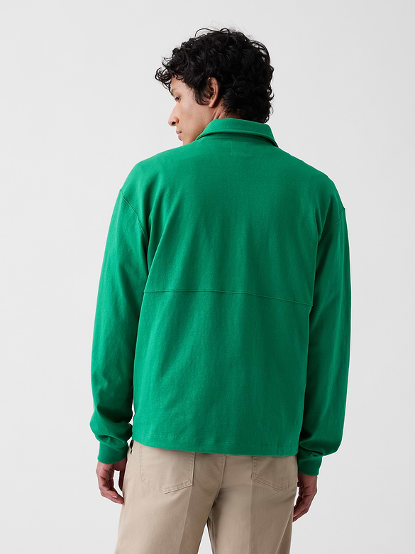 Gap × Malbon Oversized Polo Pullover