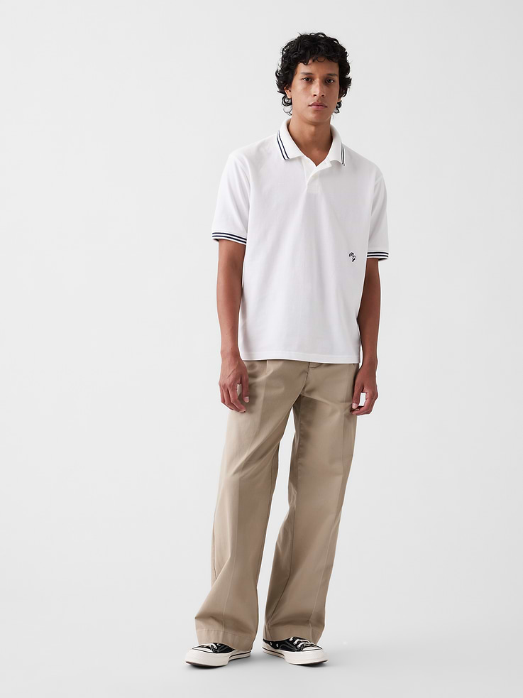 Image number 2 showing, Gap × Malbon Relaxed Polo Shirt