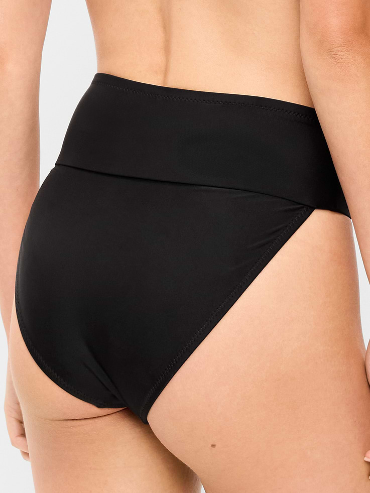 Image number 2 showing, High-Waisted Cinched Bikini Swim Bottoms