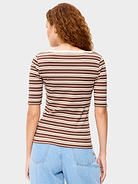 Image number 2 showing, Fitted Scoop-Neck Henley T-Shirt