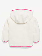 Image number 3 showing, Hooded Sherpa Jacket for Toddler Girls