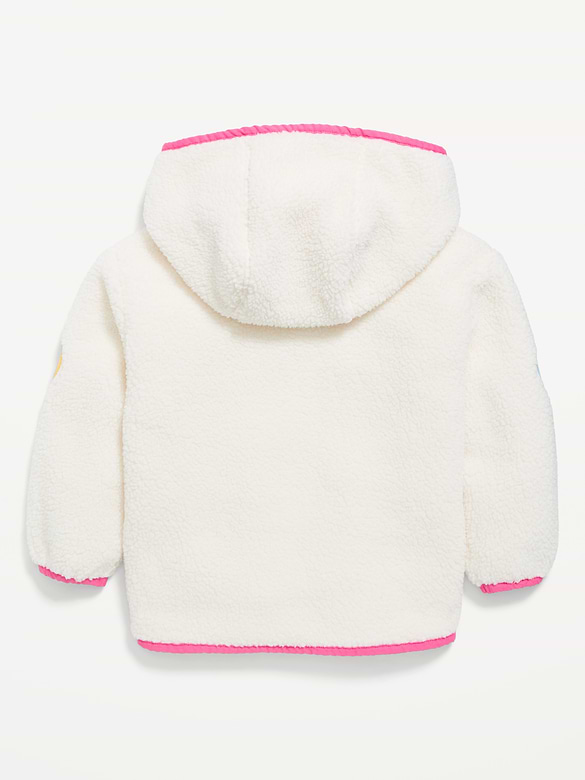 Hooded Sherpa Jacket for Toddler Girls