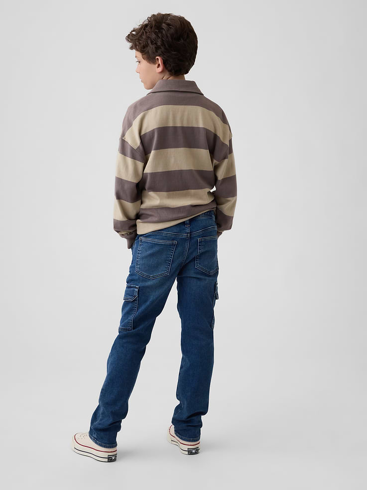 Image number 3 showing, Kids Pull-On Original Straight Sweatpant Jeans