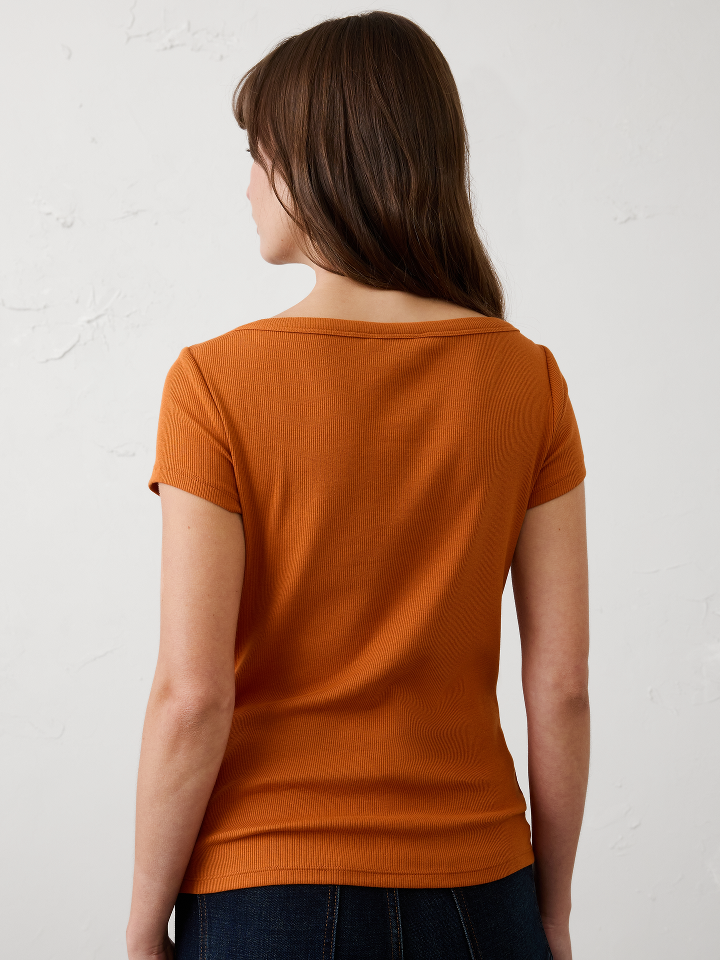 Image number 2 showing, Ribbed Boatneck Top