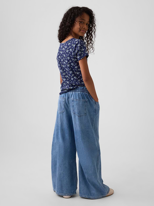 Kids Mid Rise SuperLight Pull-On Baggy Jeans