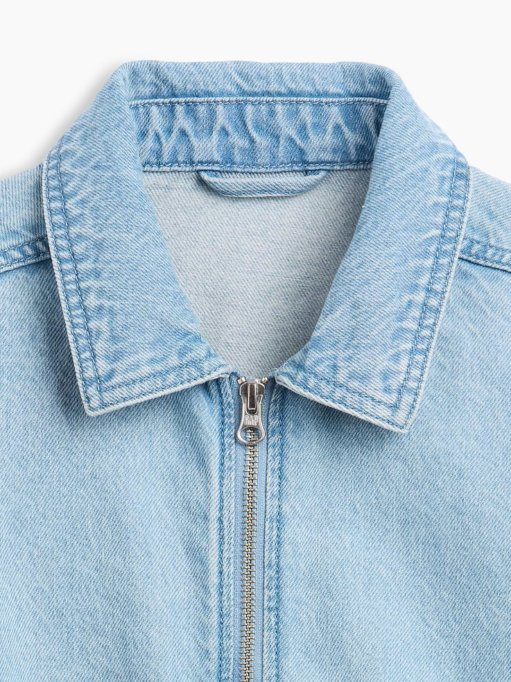 Image number 4 showing, Kids Relaxed Denim Bomber Jacket