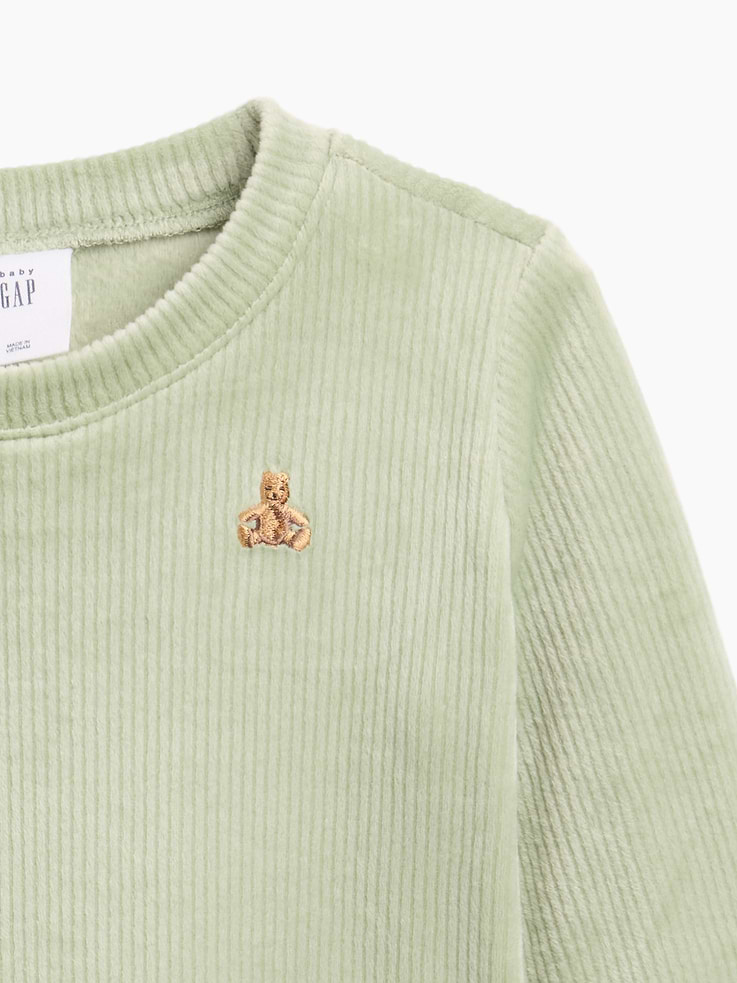Image number 2 showing, Baby Brannan Bear Ribbed Two-Piece Outfit Set