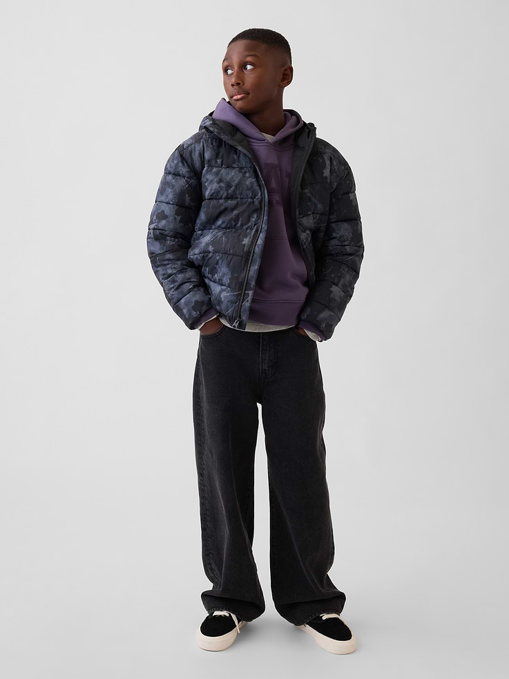 Image 4 of 6, Kids VintageSoft Oversized Logo Hoodie