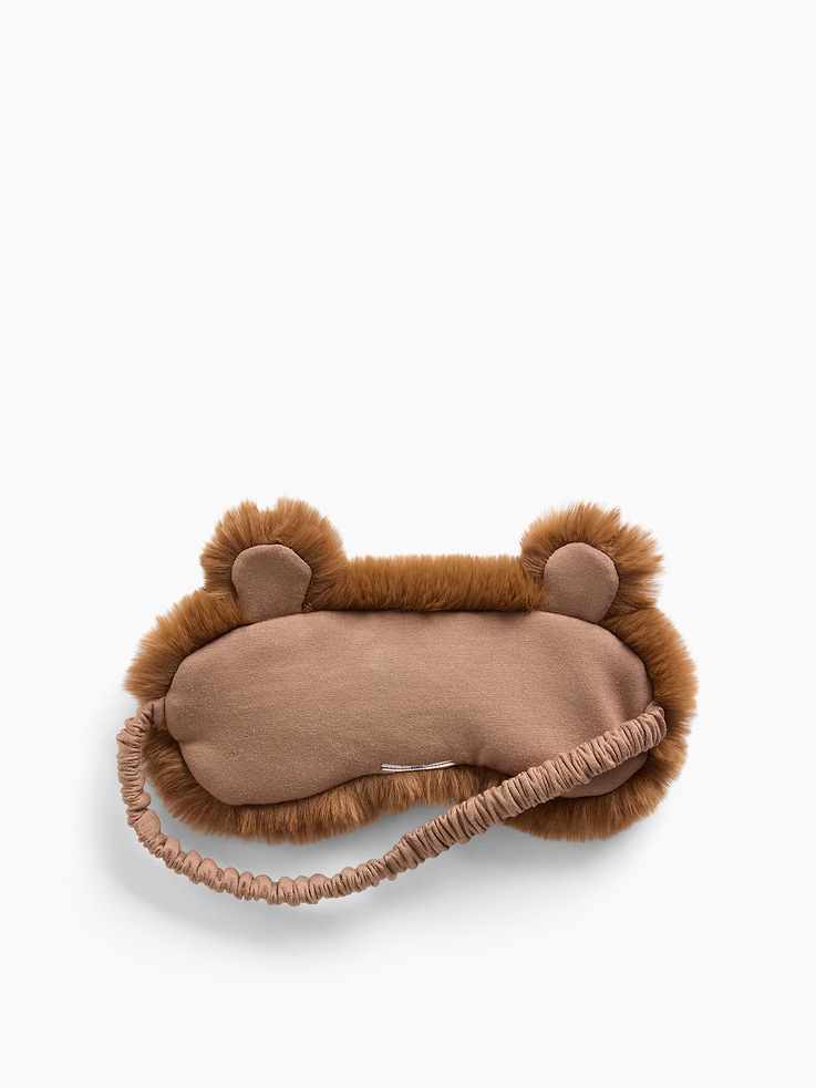 Image 2 of 2, Faux Fur Brannan Bear Sleep Mask