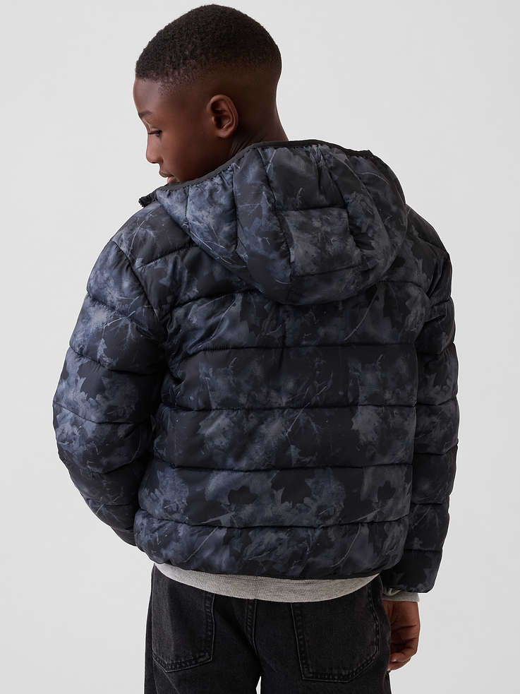 L'image numéro 3 présente Veste rembourrée légère en matière recyclée pour Enfant