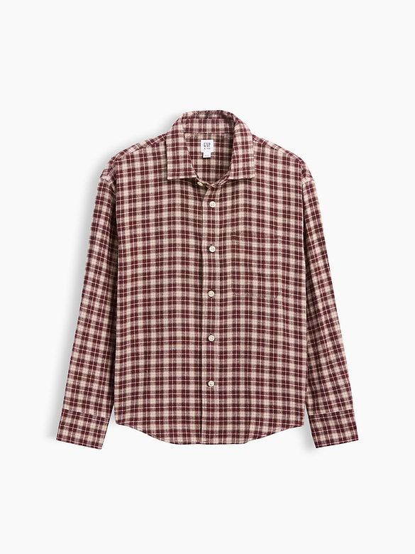 Relaxed Flannel Shirt