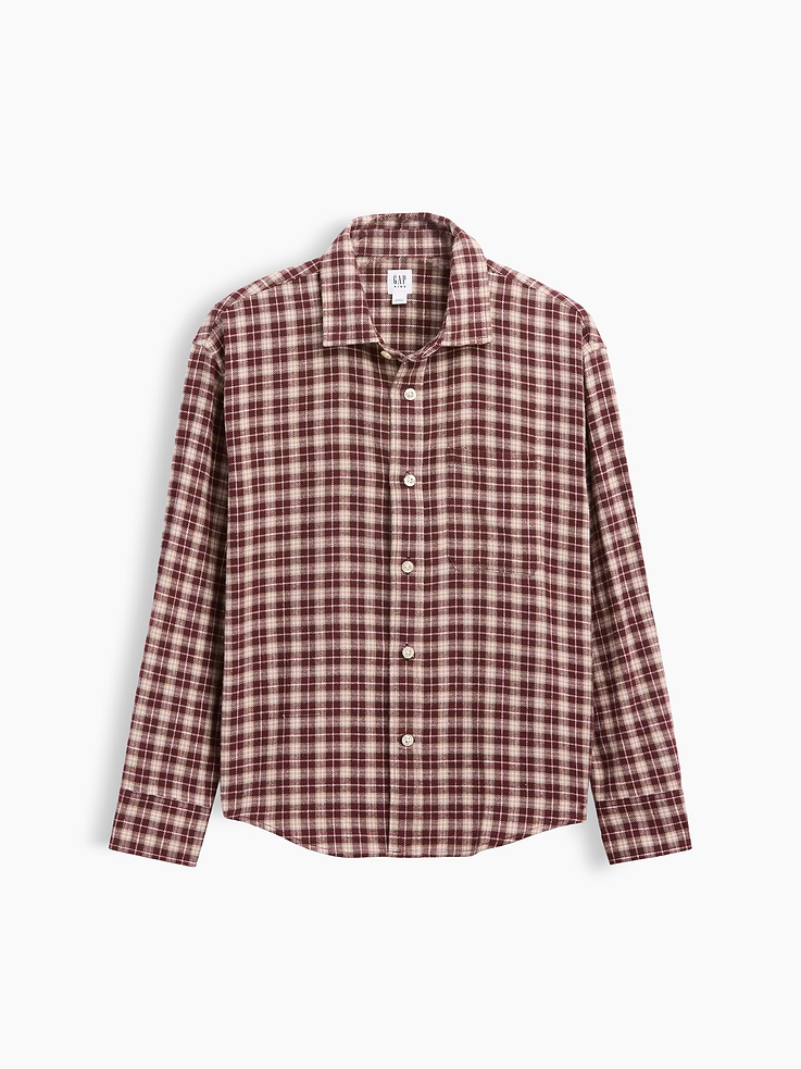 L'image numéro 2 présente Chemise décontractée en flanelle