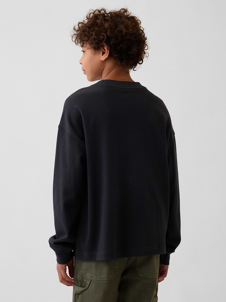 Image number 3 showing, Kids Heavyweight Oversized T-Shirt