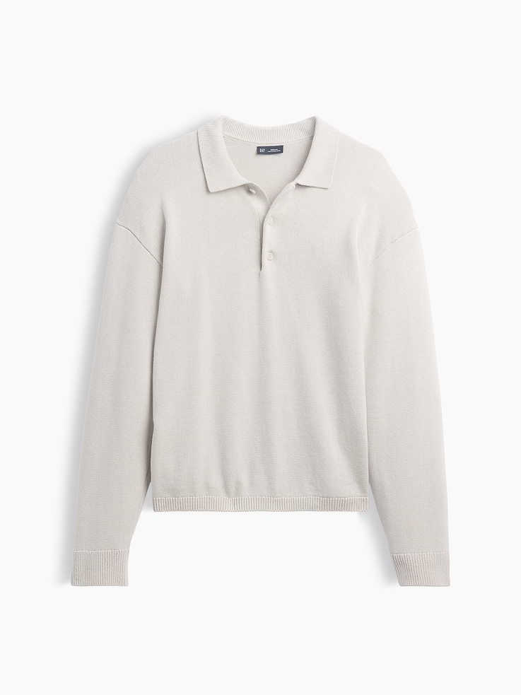Image number 5 showing, Relaxed Polo Sweater