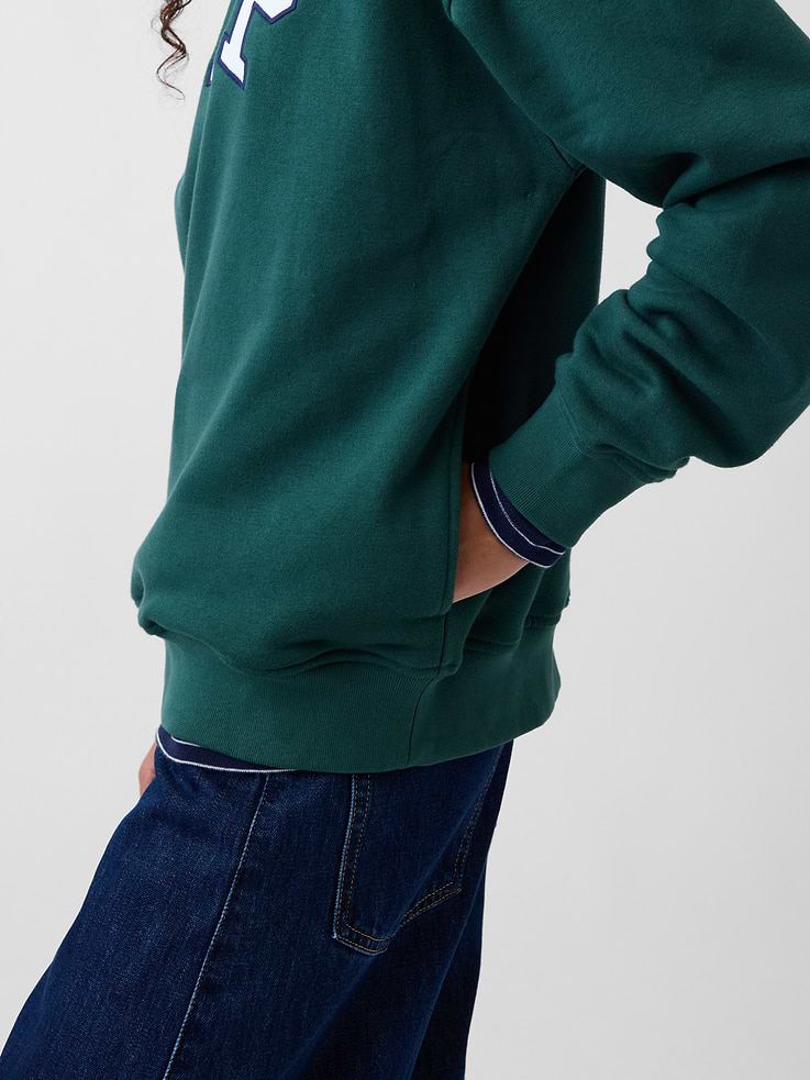 Image number 4 showing, VintageSoft Oversized Mockneck Logo Sweatshirt