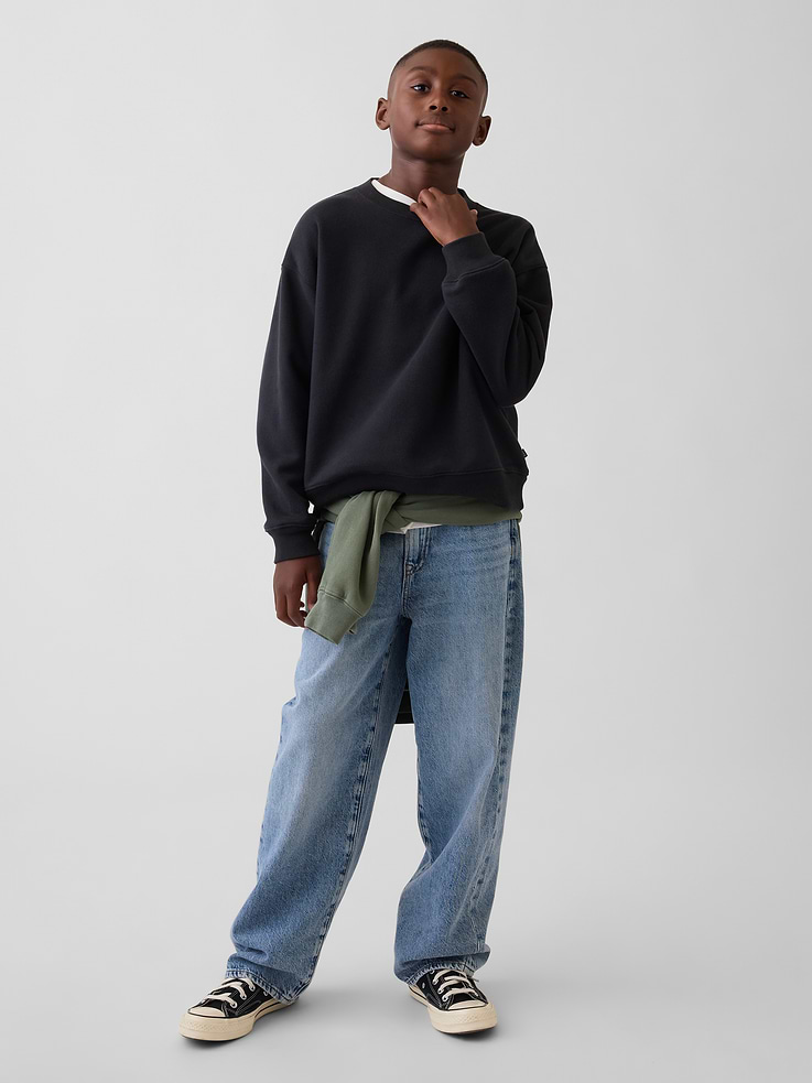 Image number 3 showing, Kids VintageSoft Relaxed Sweatshirt