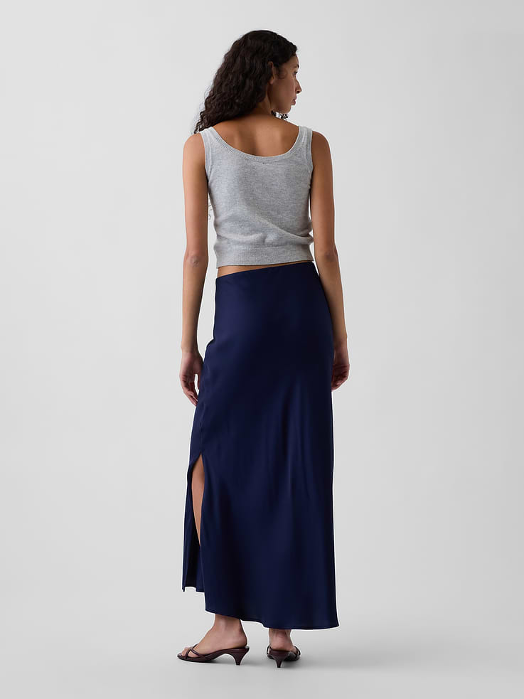 Image number 2 showing, Maxi Slip Skirt
