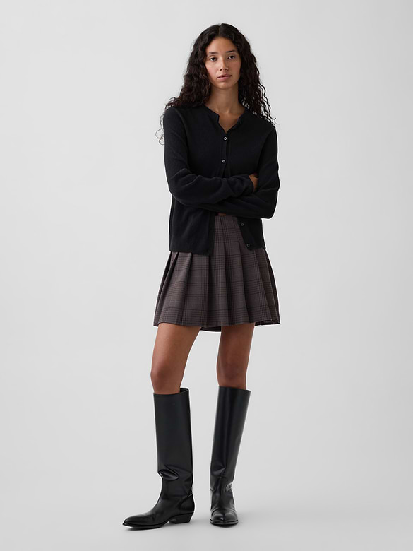 Pleated Mini Skort
