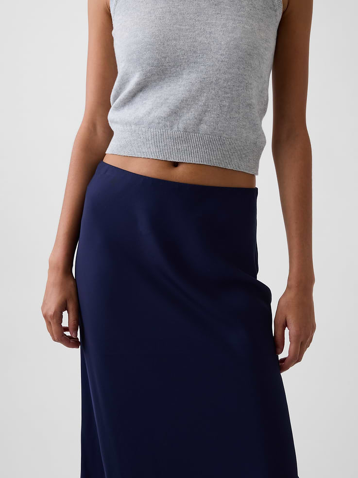 Image number 4 showing, Maxi Slip Skirt